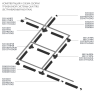 Трек шестиконтактный встраиваемый 3-фазный LIGHTSTAR 503035-R-DALI QUATTRO/DALI со стыковочными пазами (круглые медные жилы) QUATTRO/DALI/, длина 3м, БЕЛЫЙ МАТОВЫЙ